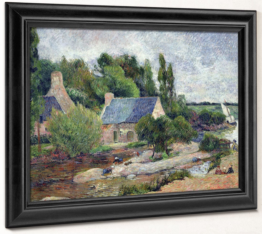 Washerwomen At Pont Aven By Paul Gauguin - Image 6