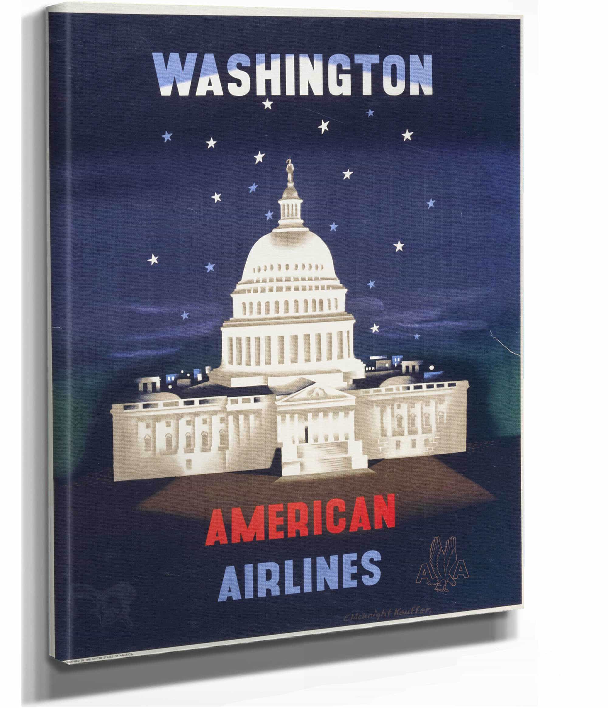 Washington American Airlines by Edward Mcknight Kauffer - Image 2