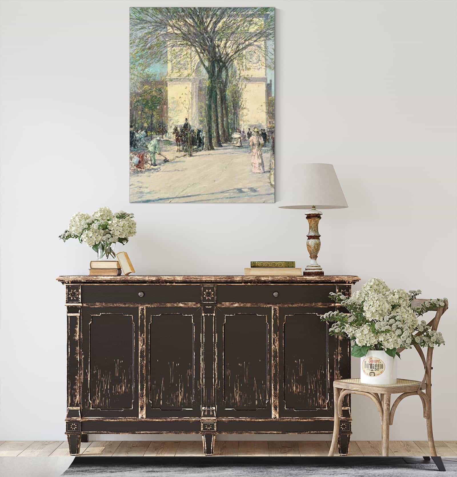 Washington Arch Spring by Childe Hassam - Image 4