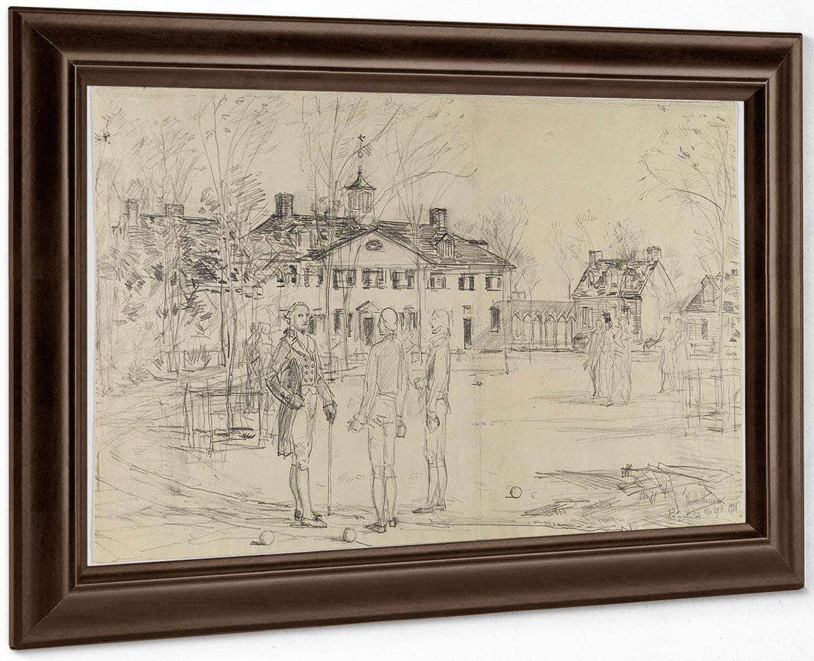 Washington At Mount Vernon By Childe Hassam - Image 6