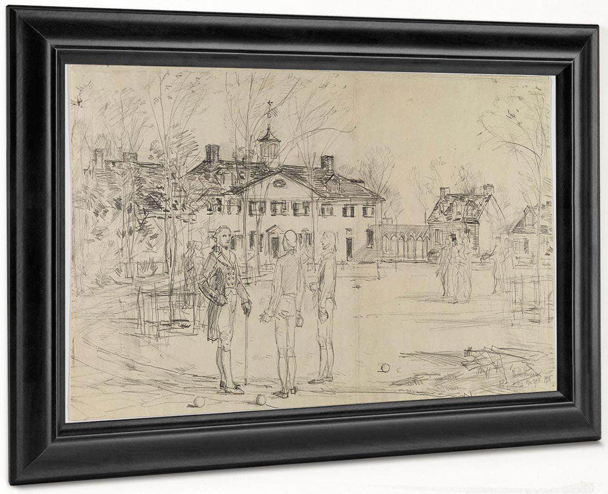 Washington At Mount Vernon By Childe Hassam - Image 8