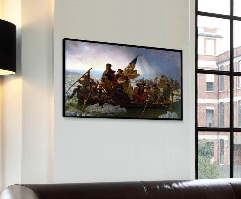 Washington Crossing Delaware Painting Emanuel Leutze Canvas Art - Image 4