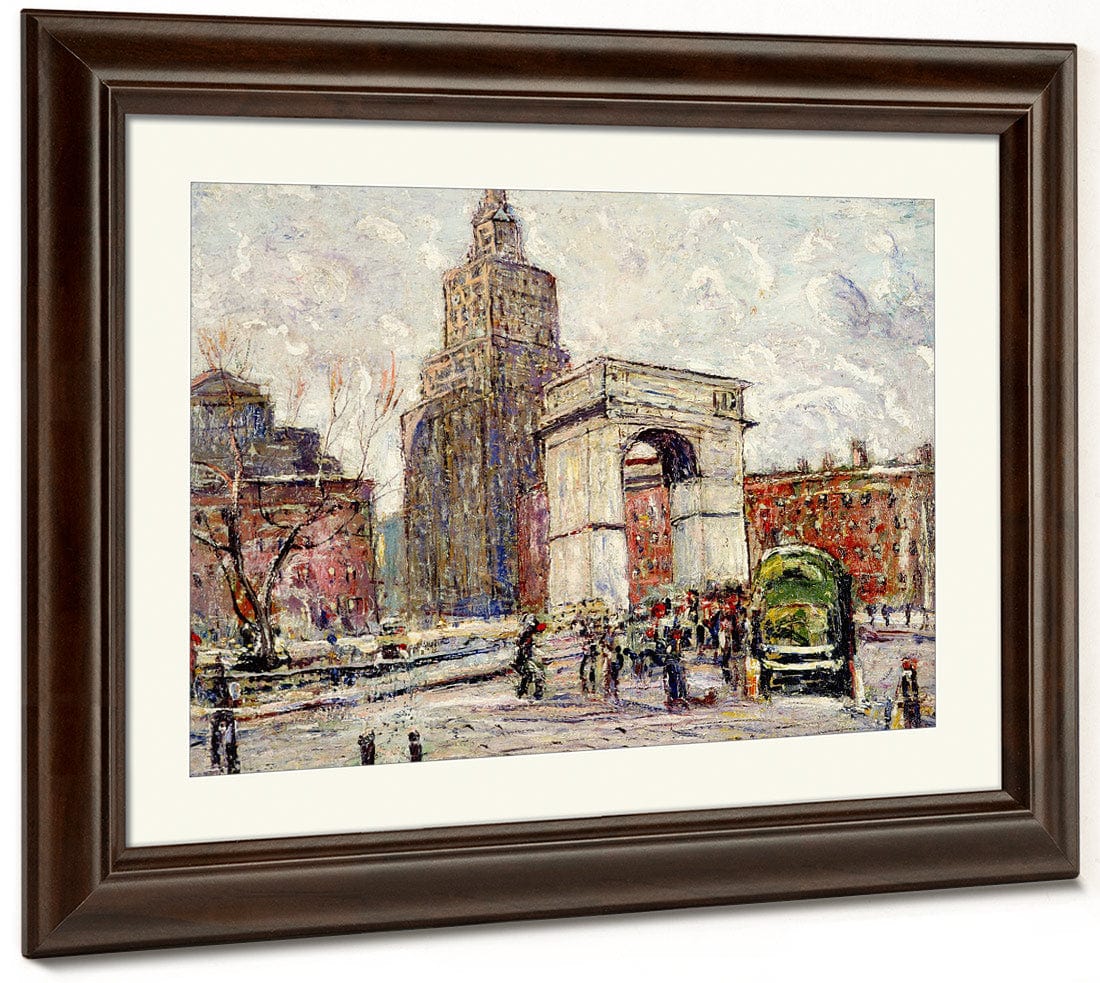 Washington Square Architecture By Ernest Lawson - Image 5