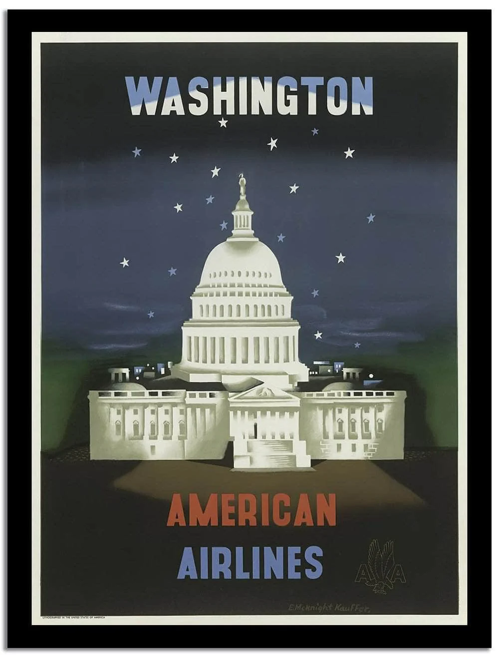 Wasington Vintage Poster - Image 2