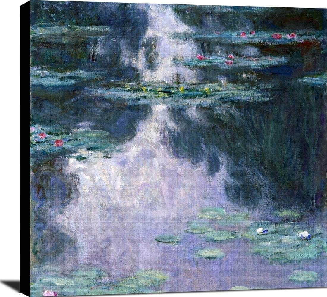 Water Lilies Nympheas Painting Claude Monet Canvas Art - Image 3