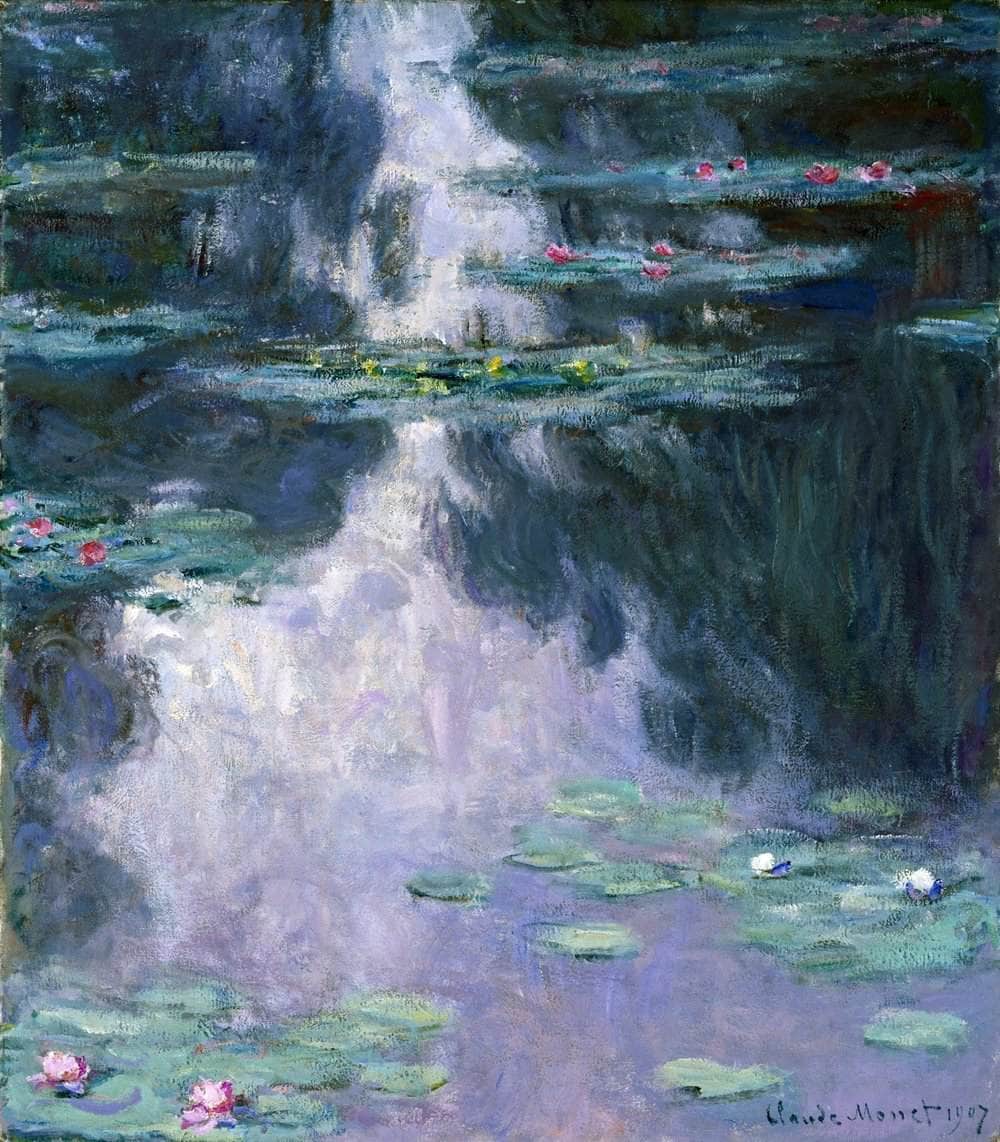 Water Lilies Nympheas Painting Claude Monet Canvas Art - Image 7