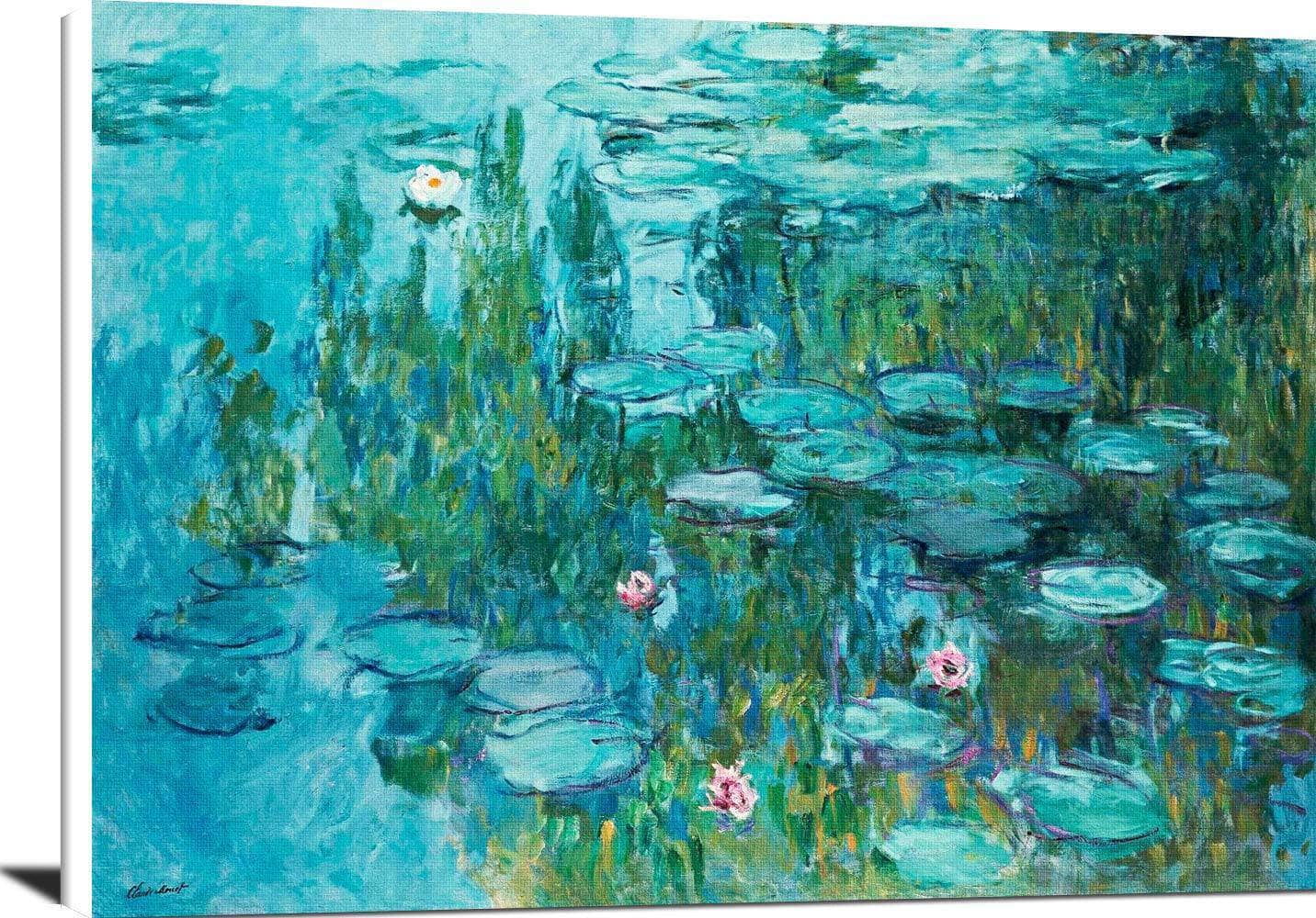 Water Lilies Nympheas Painting Claude Monet Canvas Art - Image 9