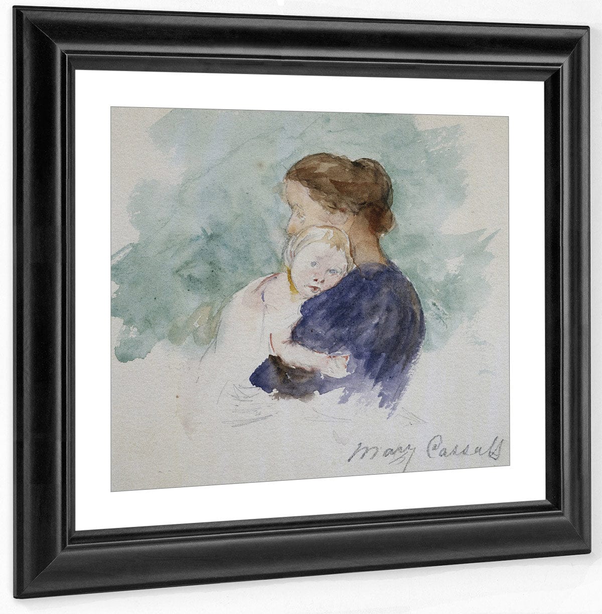 Watercolor Of Mother And Child By Mary Cassatt - Image 2