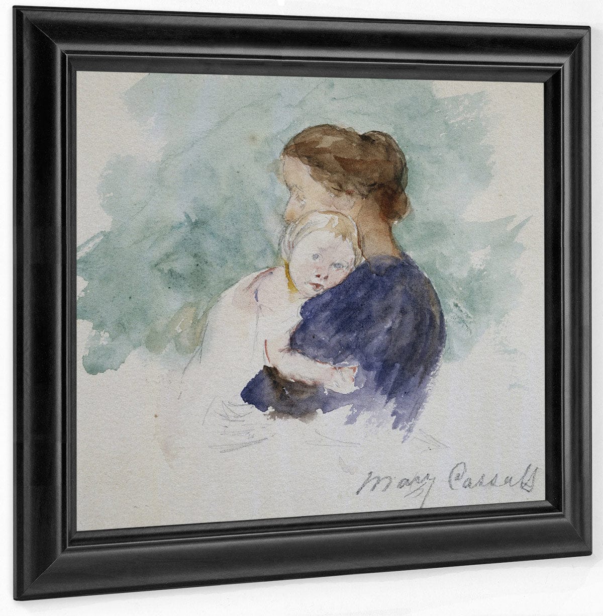 Watercolor Of Mother And Child By Mary Cassatt - Image 6