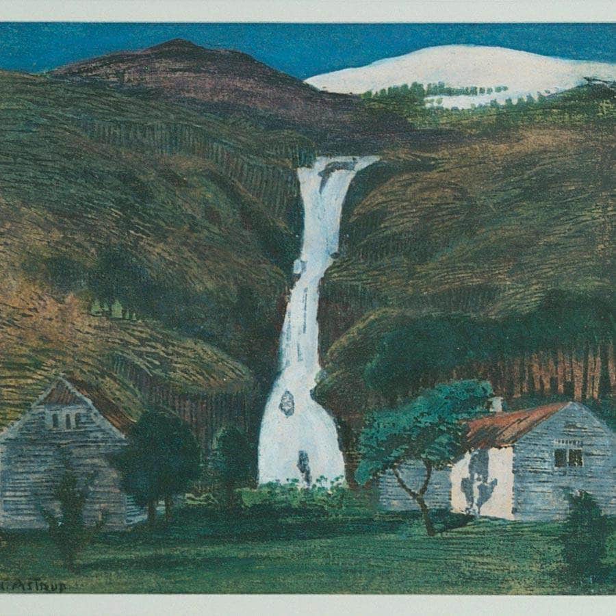 Waterfall And Glacier 2 By Nicolai Astrup - Image 5