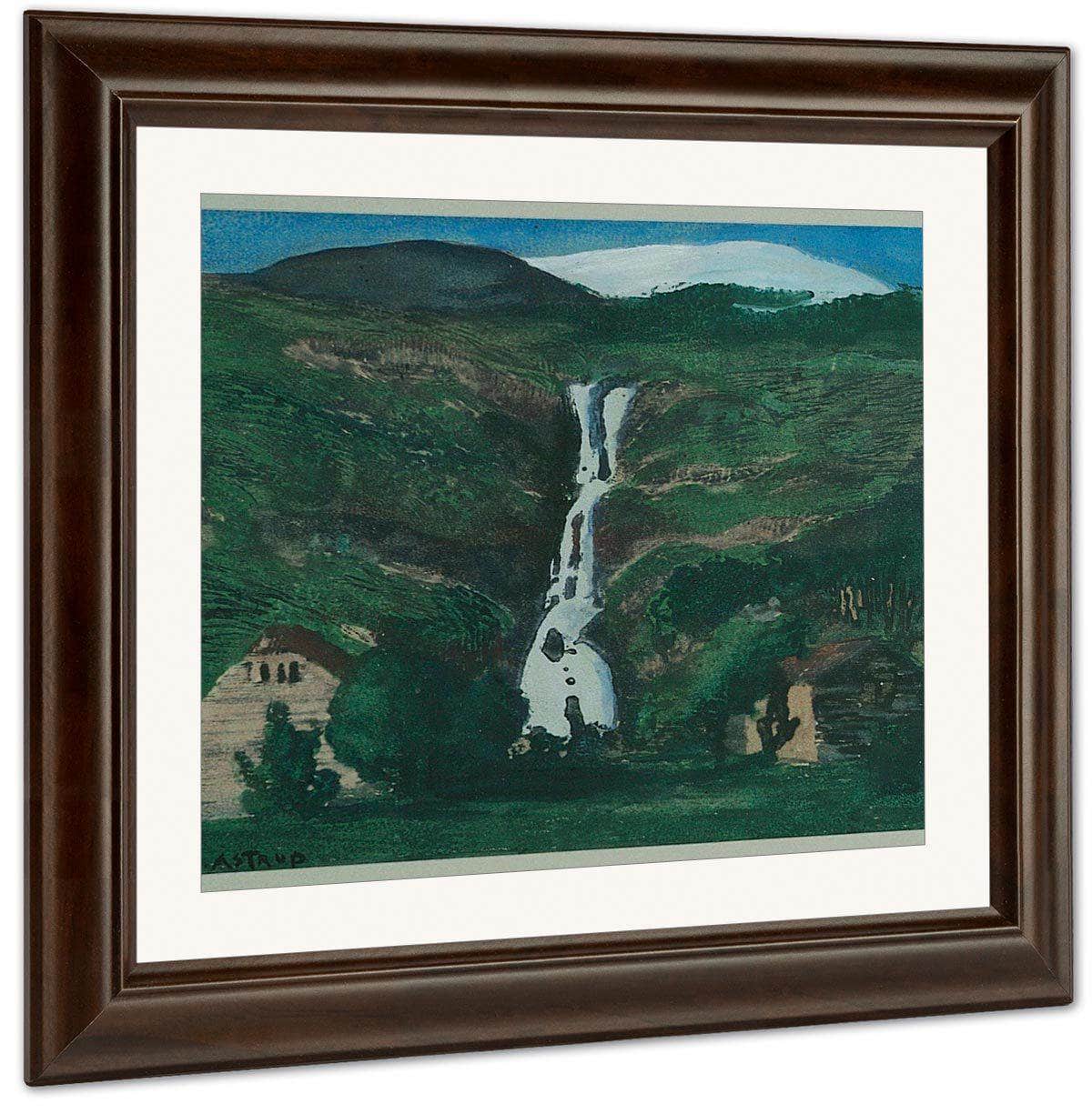 Waterfall And Glacier 3 By Nicolai Astrup - Image 2