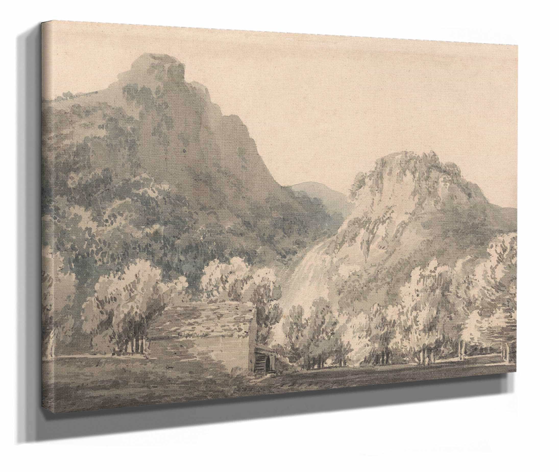Waterfall Of Lodore Cumberland by Joseph Mallord William Turner - Image 2