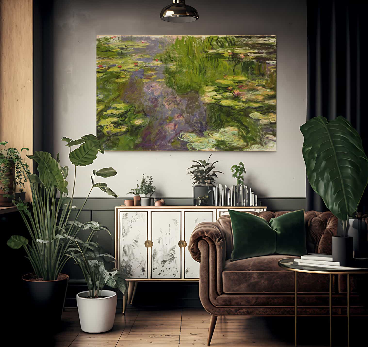Waterlilies 2 By Claude Monet - Image 2