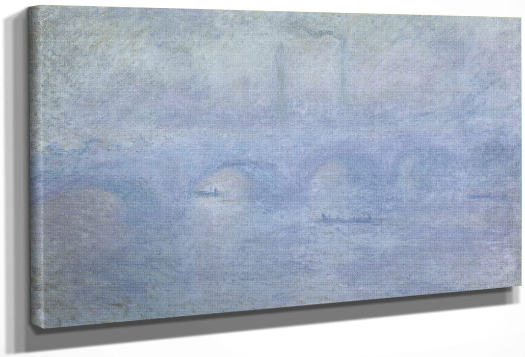 Waterloo Bridge Effect Of The Mist By Claude Monet