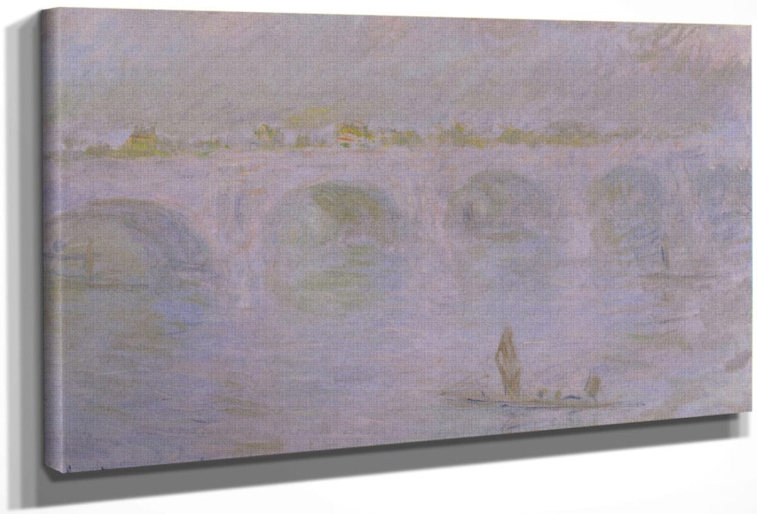 Waterloo Bridge In London By Claude Monet