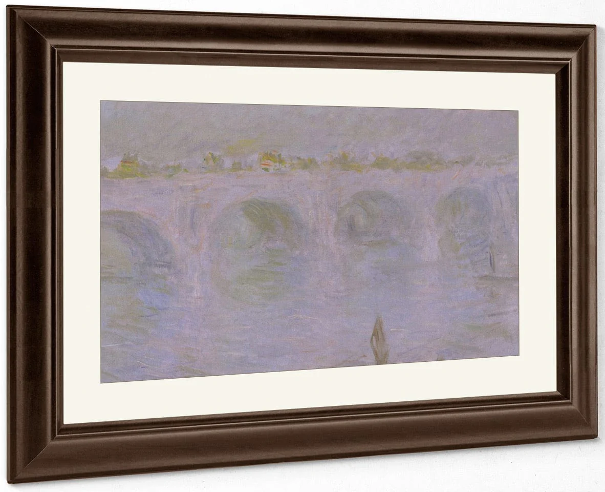 Waterloo Bridge In London By Claude Monet - Image 5