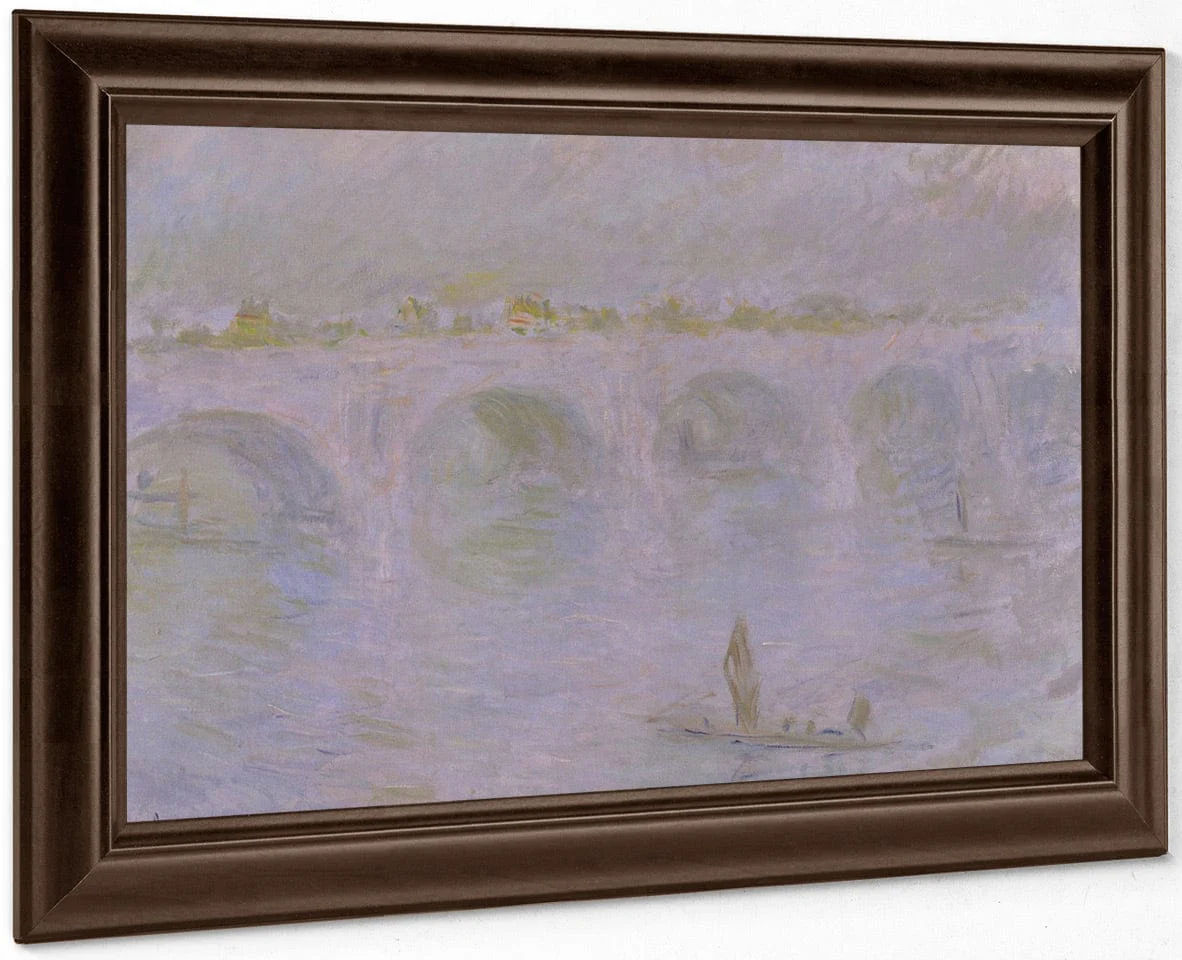 Waterloo Bridge In London By Claude Monet - Image 6