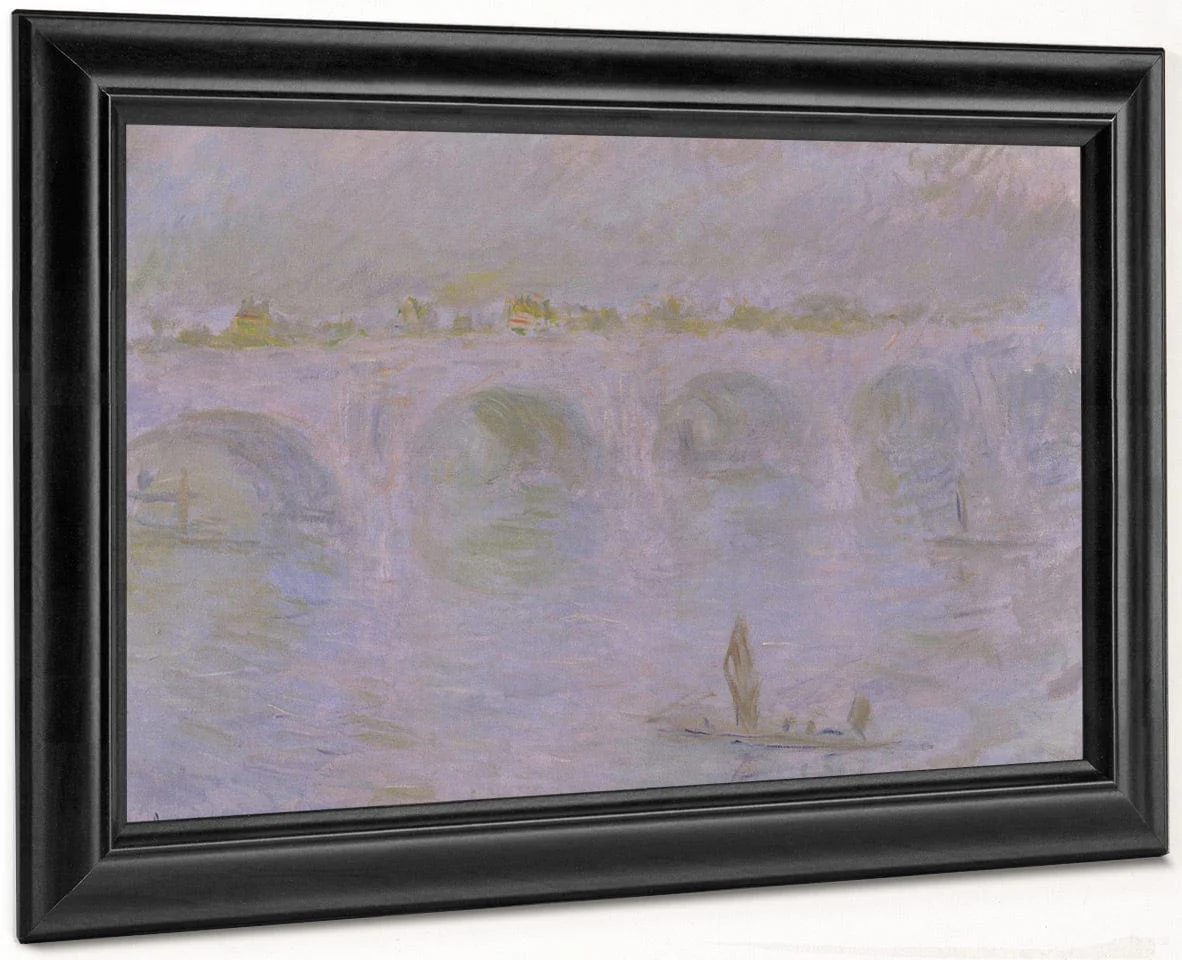 Waterloo Bridge In London By Claude Monet - Image 8