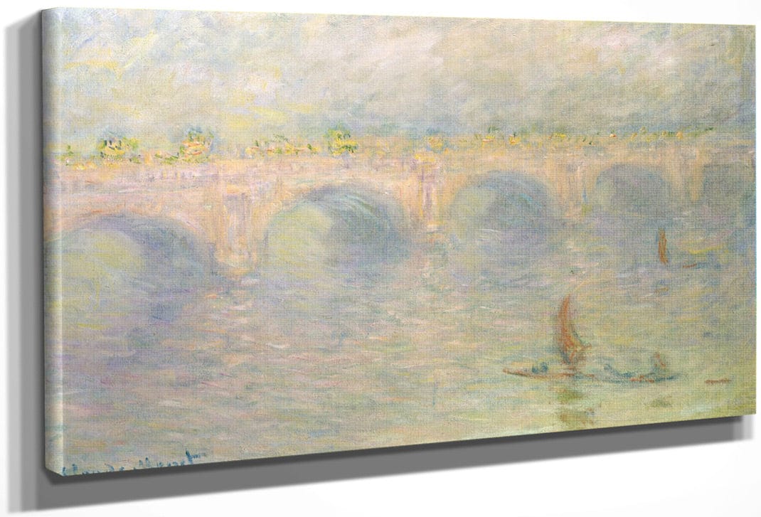 Waterloo Bridge (Light Effects) By Claude Monet