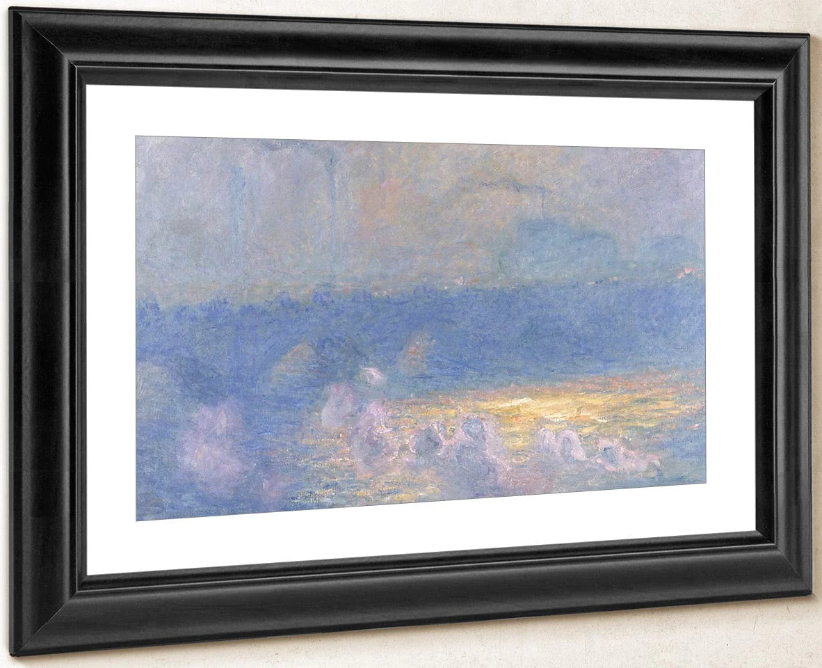 Waterloo Bridge, Sunlight Effect With Smoke By Claude Monet - Image 2