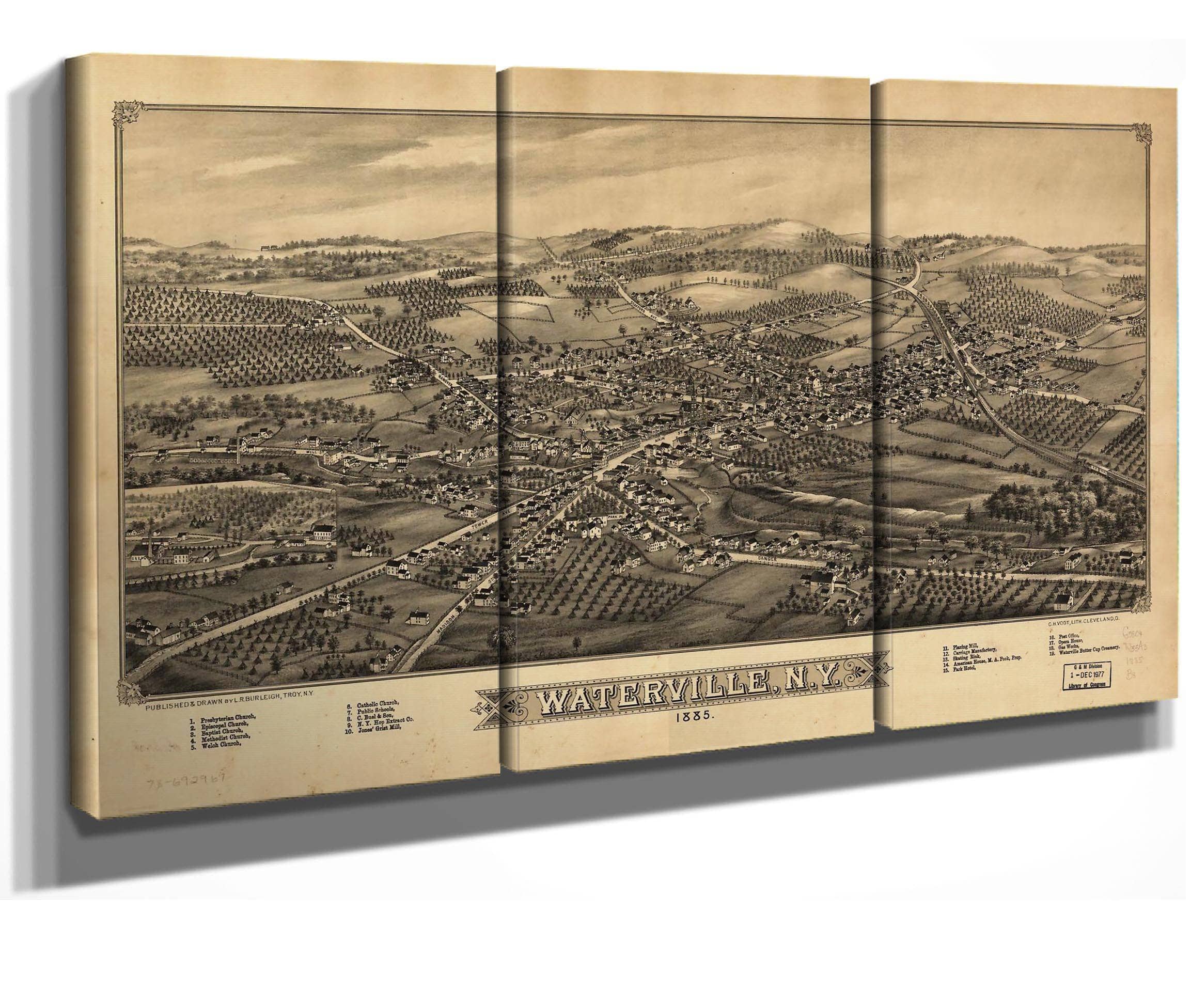 Waterville Ny 1885 State Of New York - Image 2