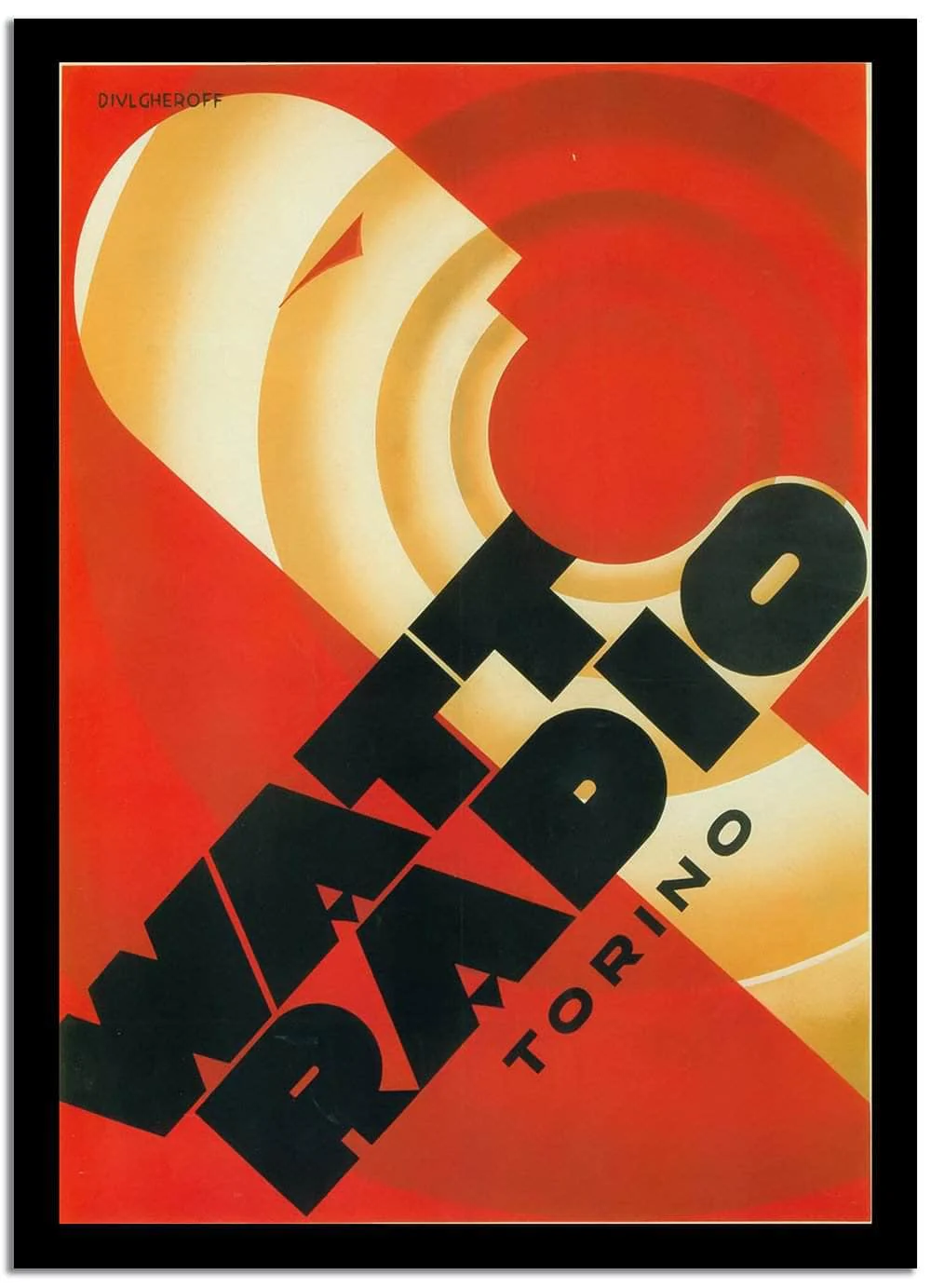 Watt Radio Vintage Poster - Image 2