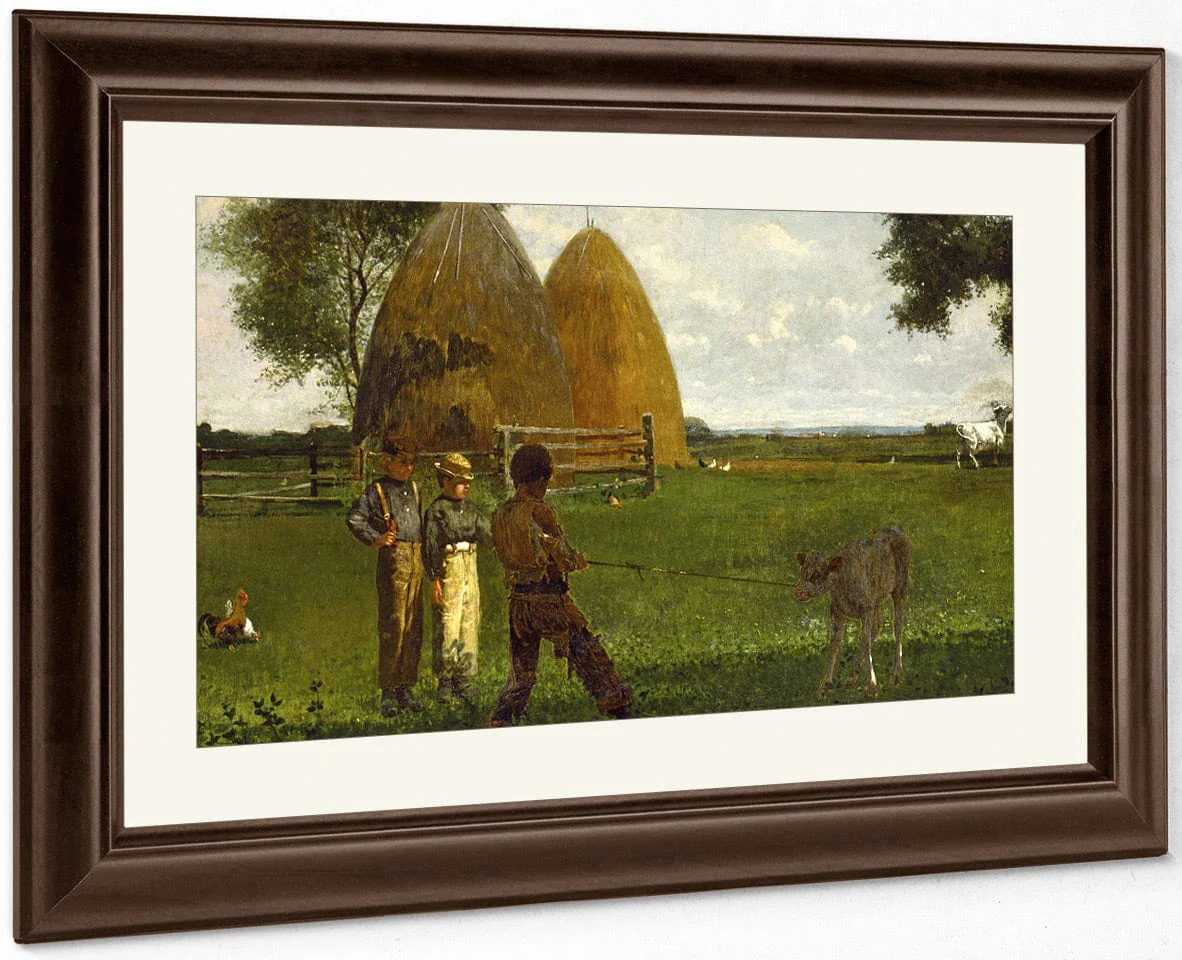 Weaning The Calf By Winslow Homer - Image 5