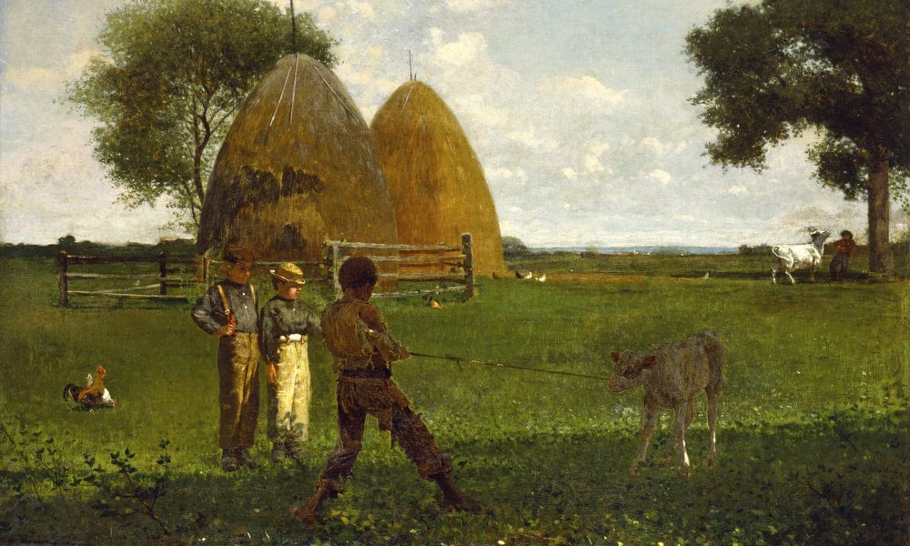 Weaning The Calf By Winslow Homer - Image 7