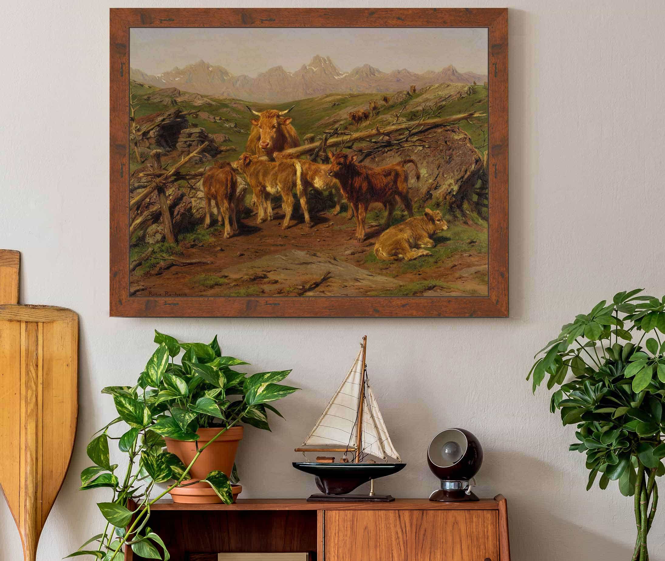Weaning The Calves by Rosa Bonheur - Image 3