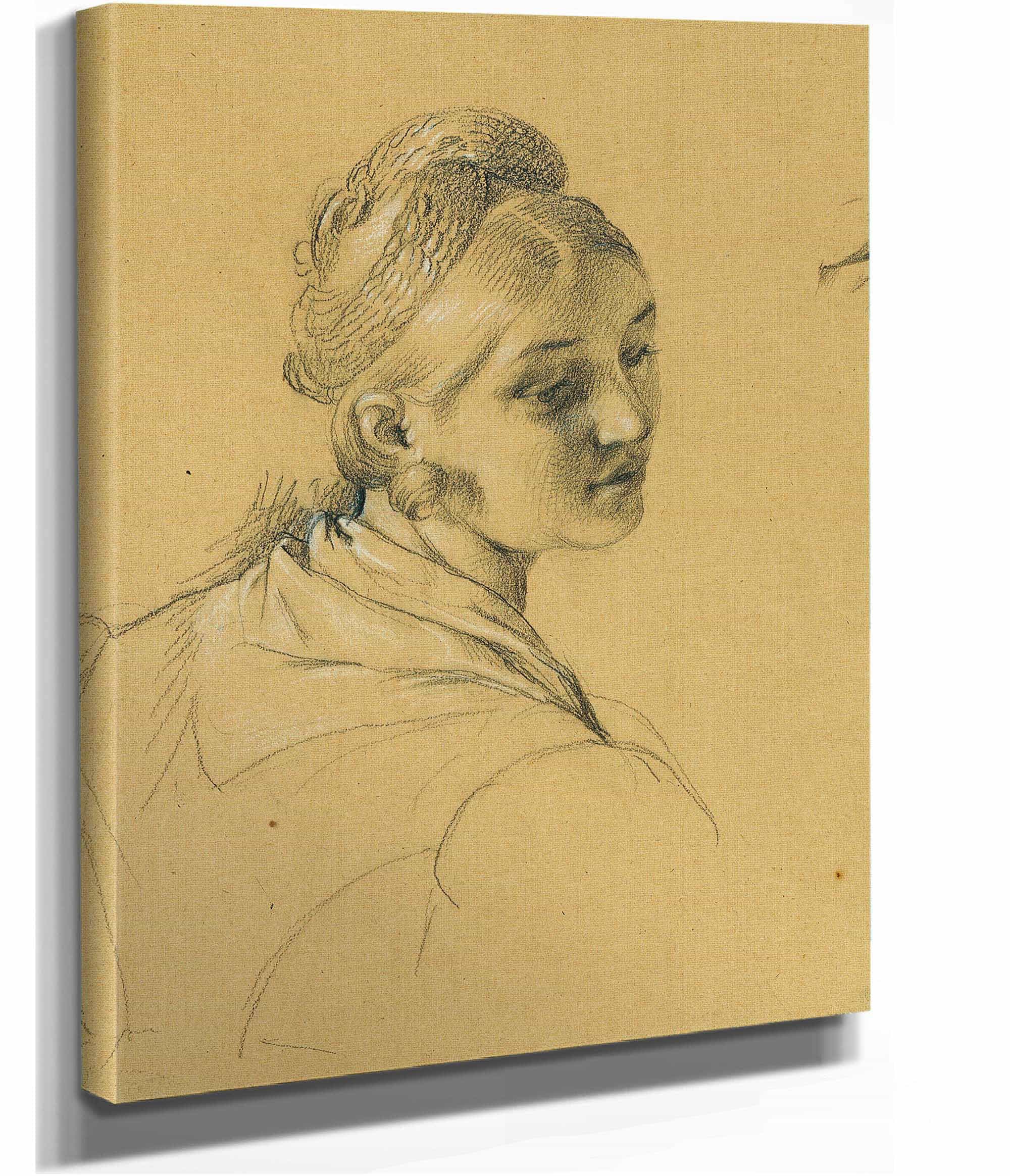 Weibliche Studie Zum Einzug Nach Dem Pariser Frieden Before by Johann Peter Krafft - Image 4