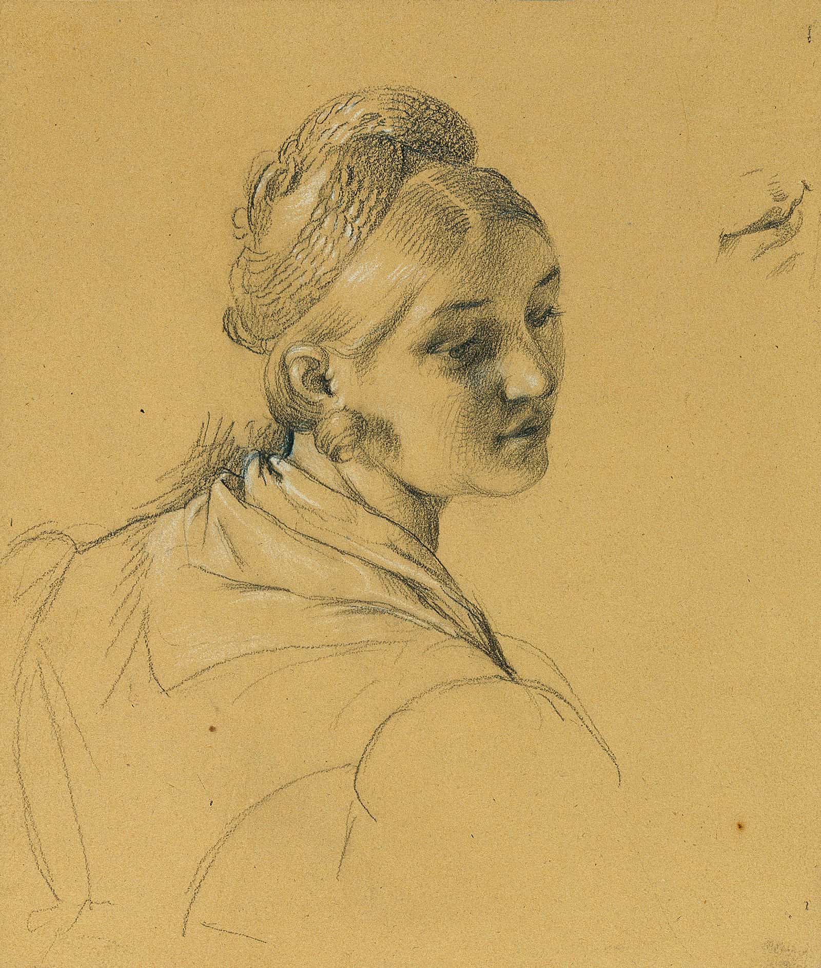 Weibliche Studie Zum Einzug Nach Dem Pariser Frieden Before by Johann Peter Krafft - Image 5