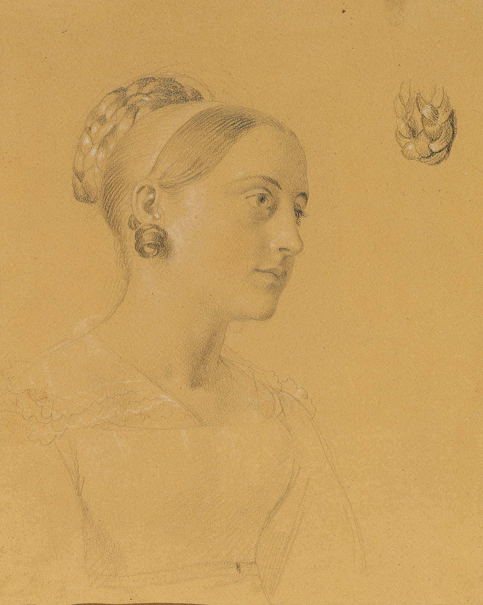 Weibliche Studie Zum Einzug Nach Dem Pariser Frieden Before by Johann Peter Krafft - Image 6