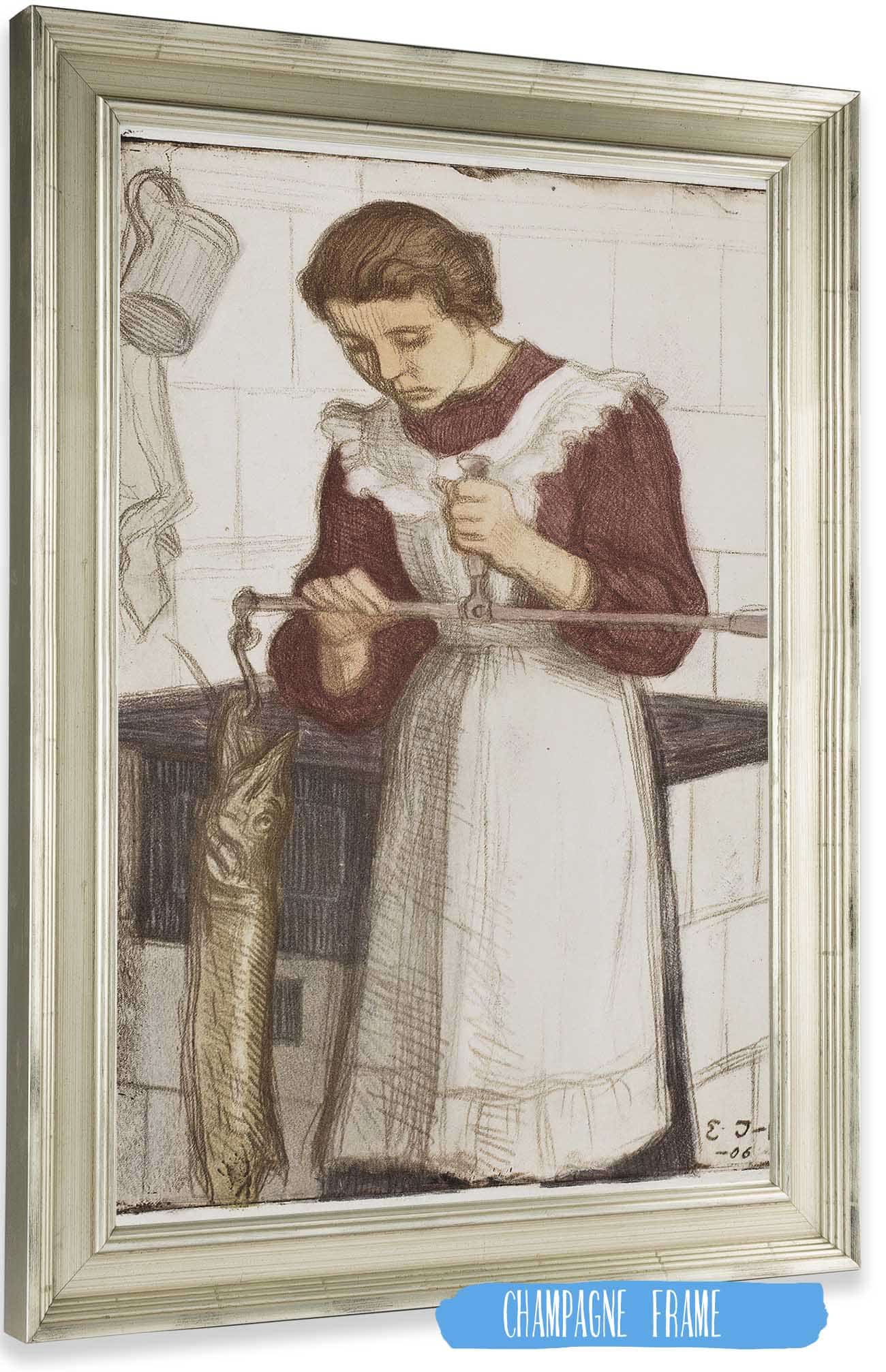 Weighing The Pike by Eero Jarnefelt - Image 2
