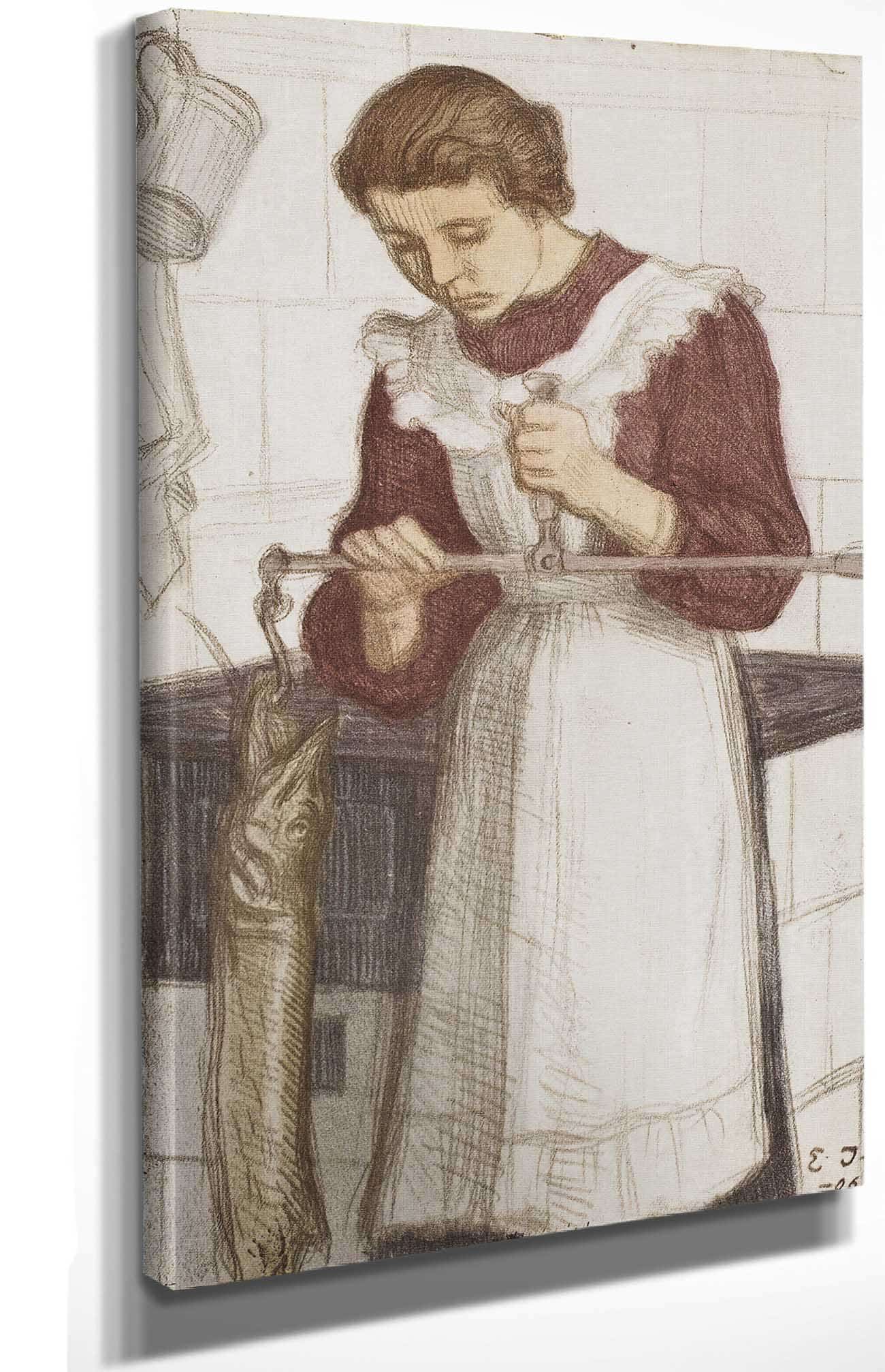Weighing The Pike by Eero Jarnefelt - Image 7
