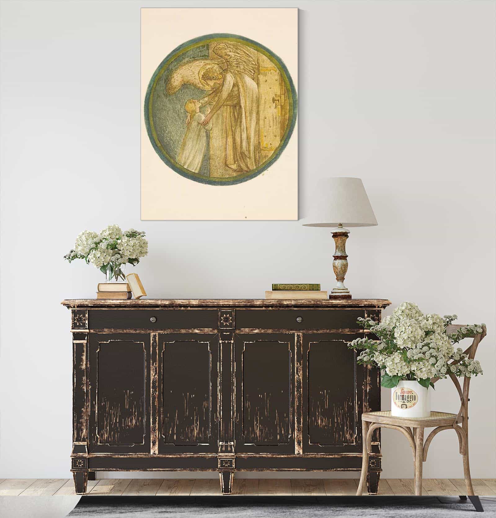 Welcome To The House by Sir Edward Coley Burne Jones - Image 4