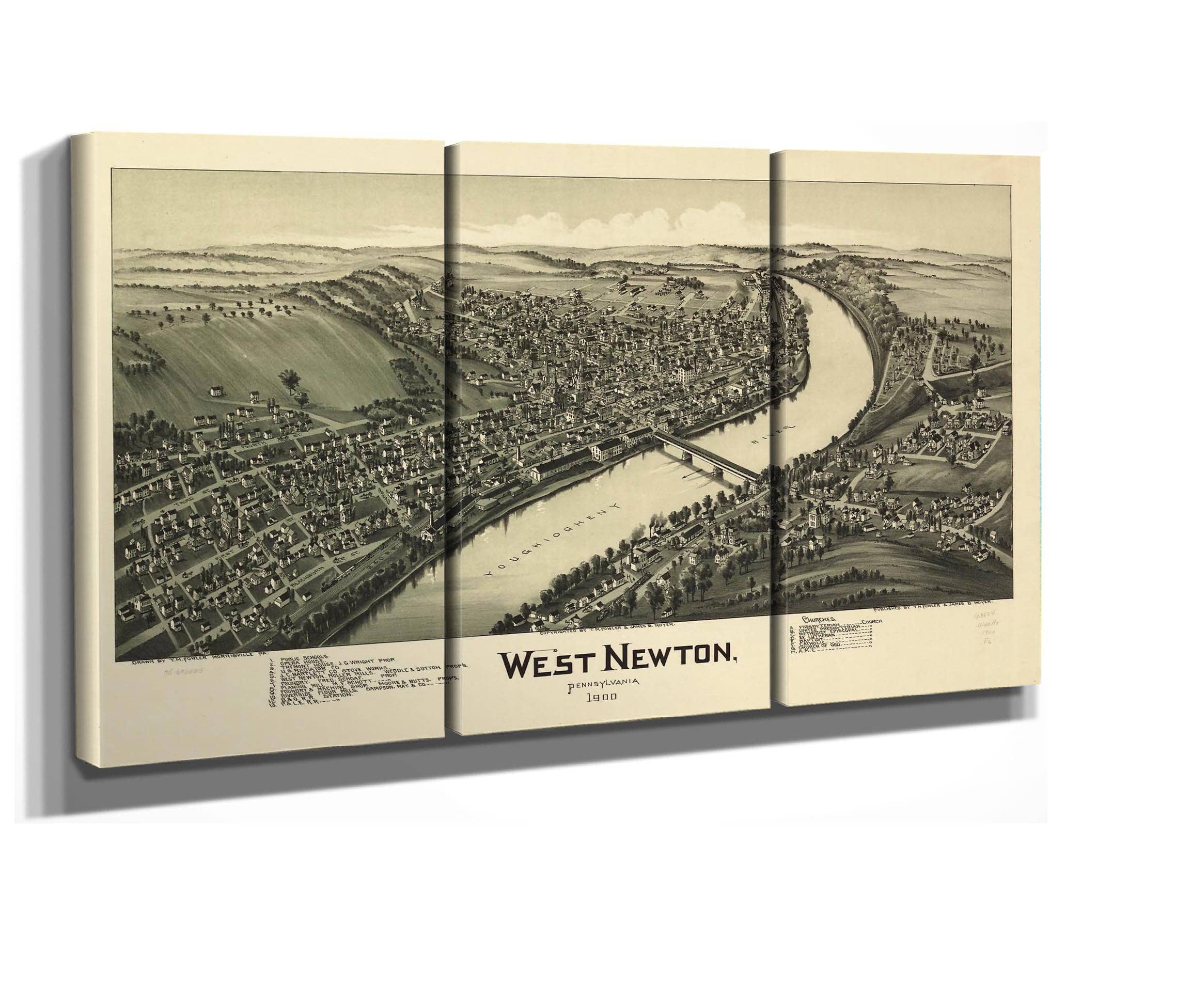 West Newton Pennsylvania 1900  State Of Pennsylvania - Image 2