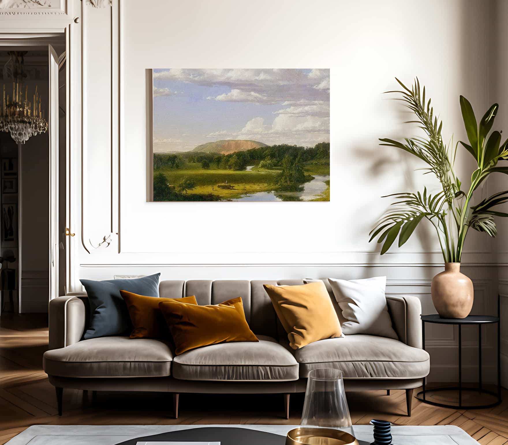 West Rock New Haven By Frederic Edwin Church - Image 3