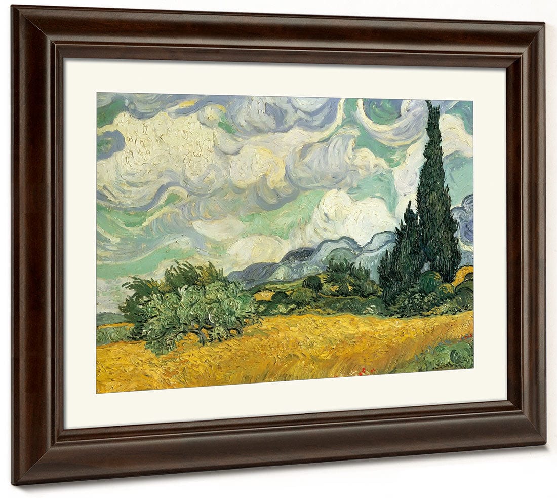 Wheat Field With Cypresses At The Haute Galline Near Eygalieres By Vincent Van Gogh - Image 5