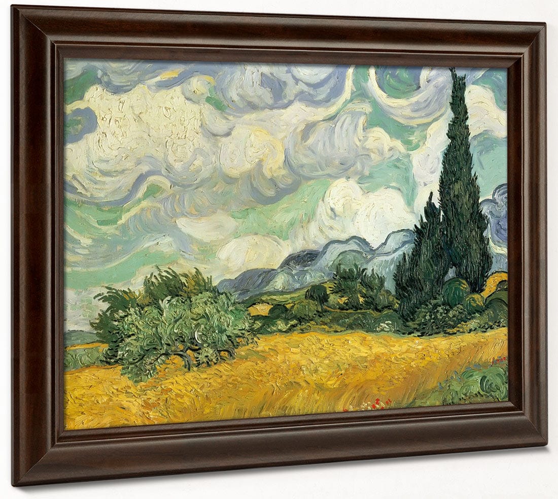 Wheat Field With Cypresses At The Haute Galline Near Eygalieres By Vincent Van Gogh - Image 6