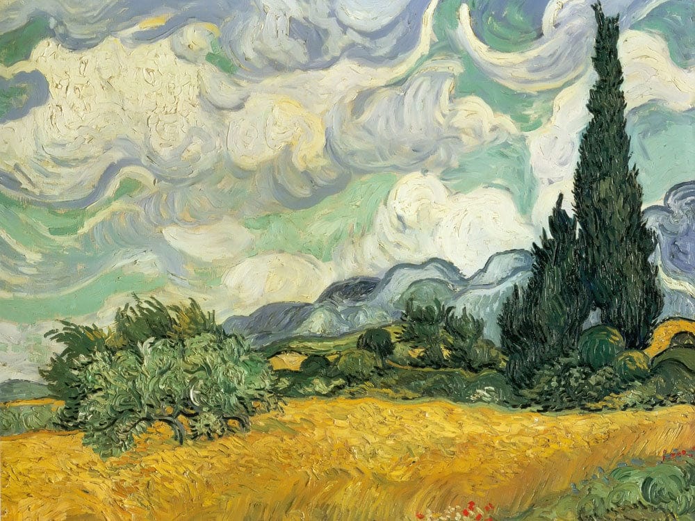 Wheat Field With Cypresses At The Haute Galline Near Eygalieres By Vincent Van Gogh - Image 7