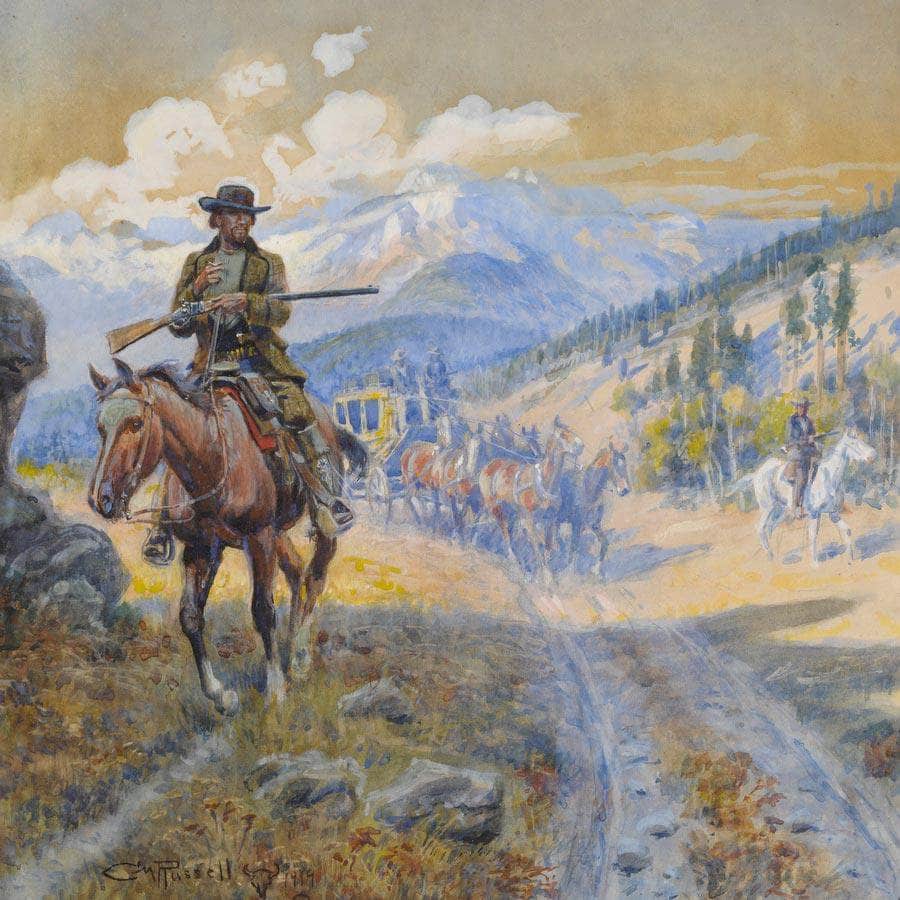 When Guns Were The Locks Of The Treasure Box By Charles Marion Russell - Image 5