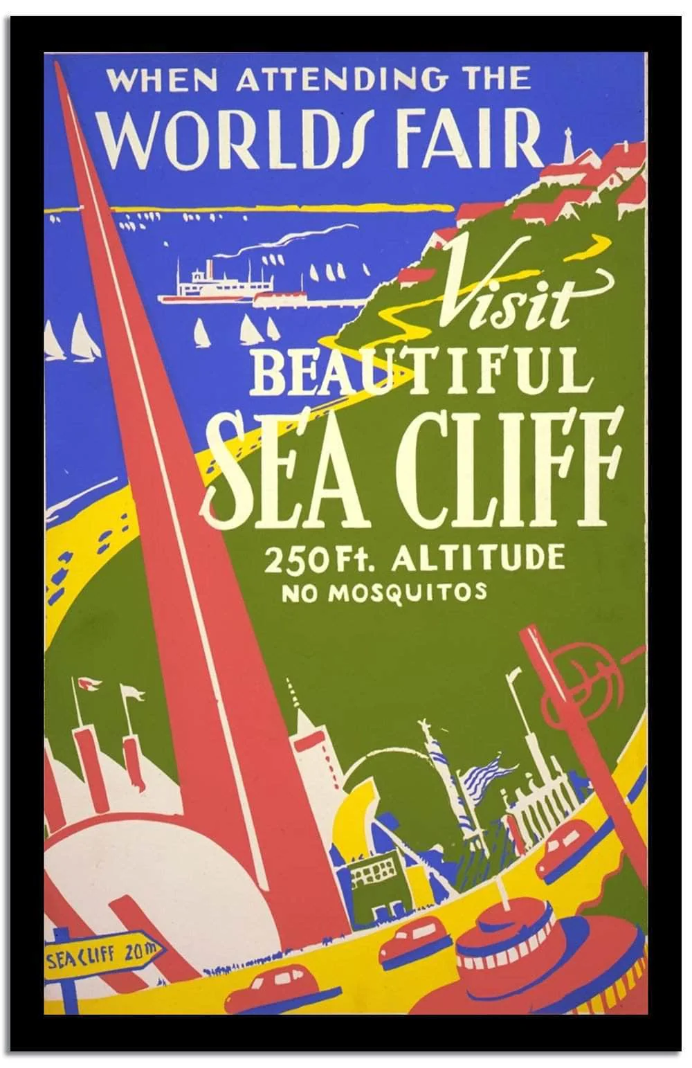 When Attending The World Fair Vintage Poster - Image 2