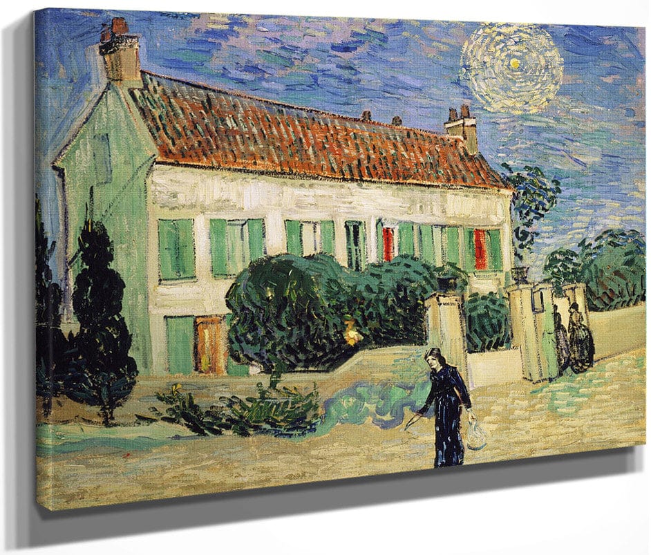White House At Night By Vincent Van Gogh