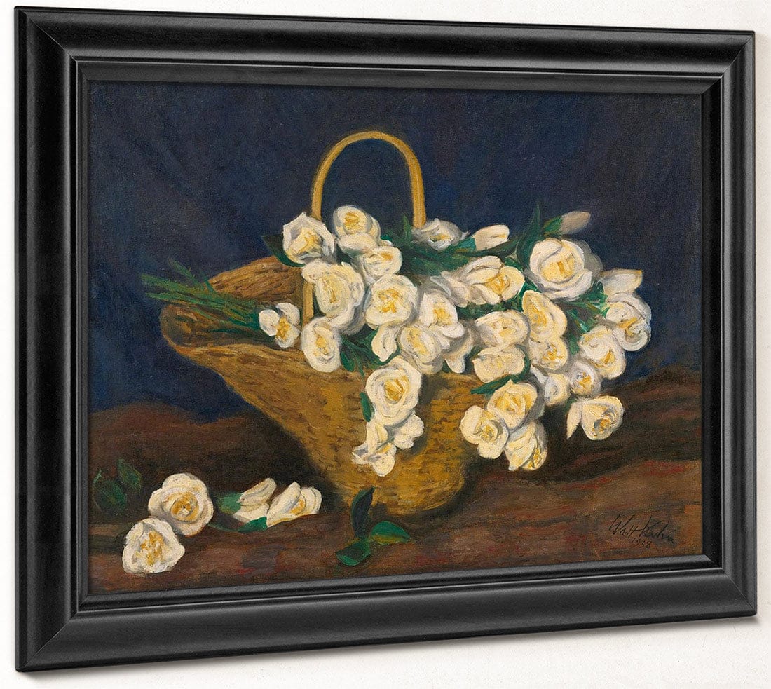 White By Roses By In By Basket By Walt Kuhn - Image 6