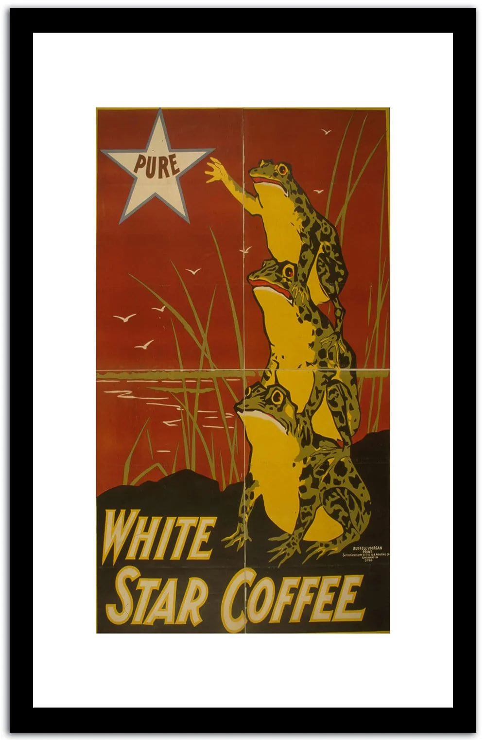 White Star Coffee Wpa Vintage Advertising