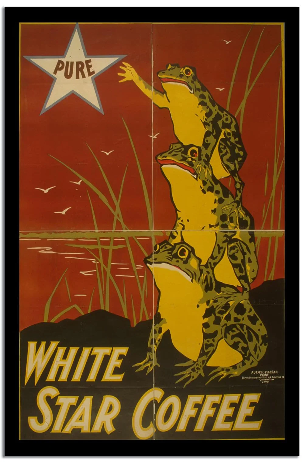 White Star Coffee Wpa Vintage Advertising - Image 2