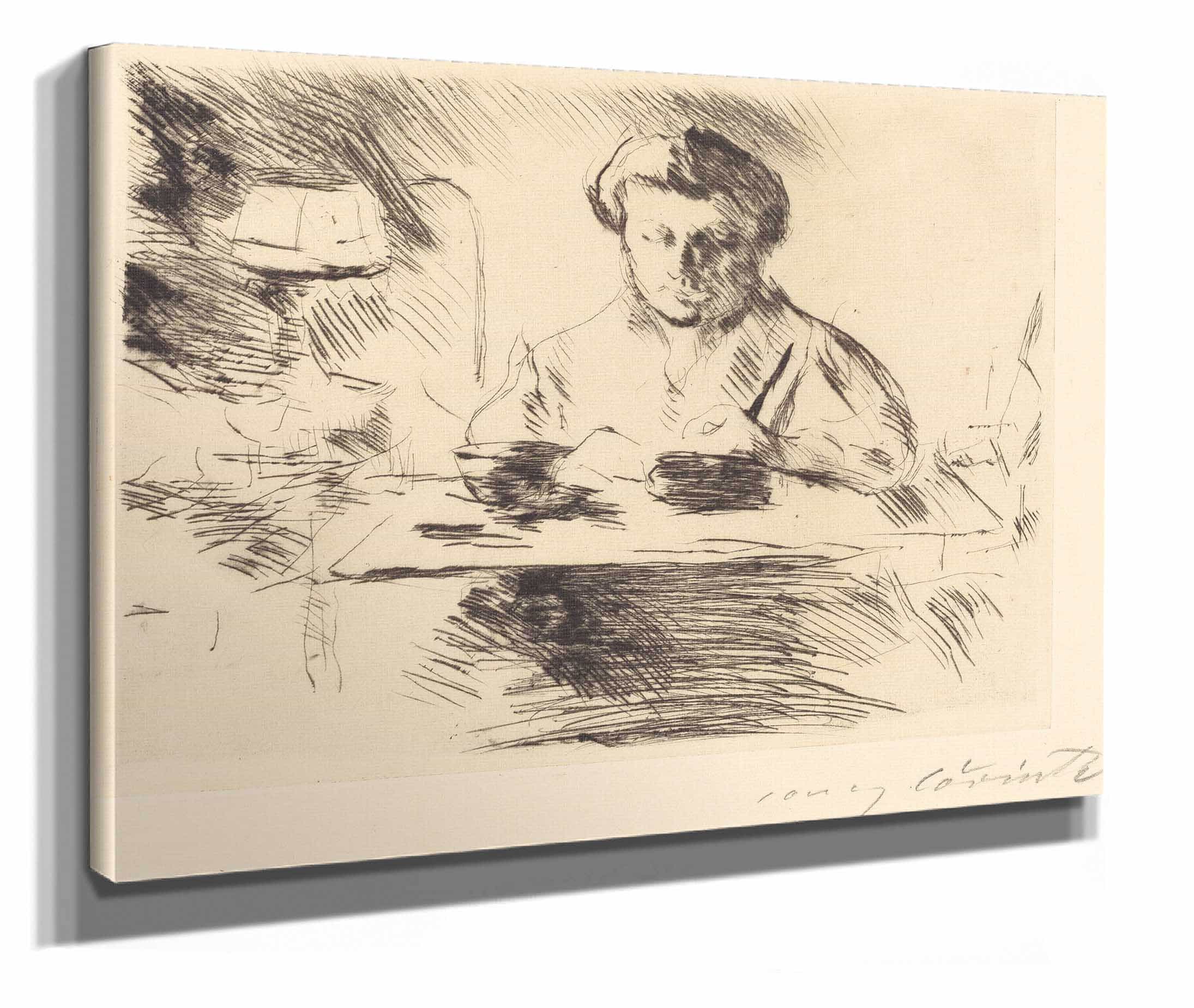 Wife Of The Artist Die Gattin by Lovis Corinth - Image 2