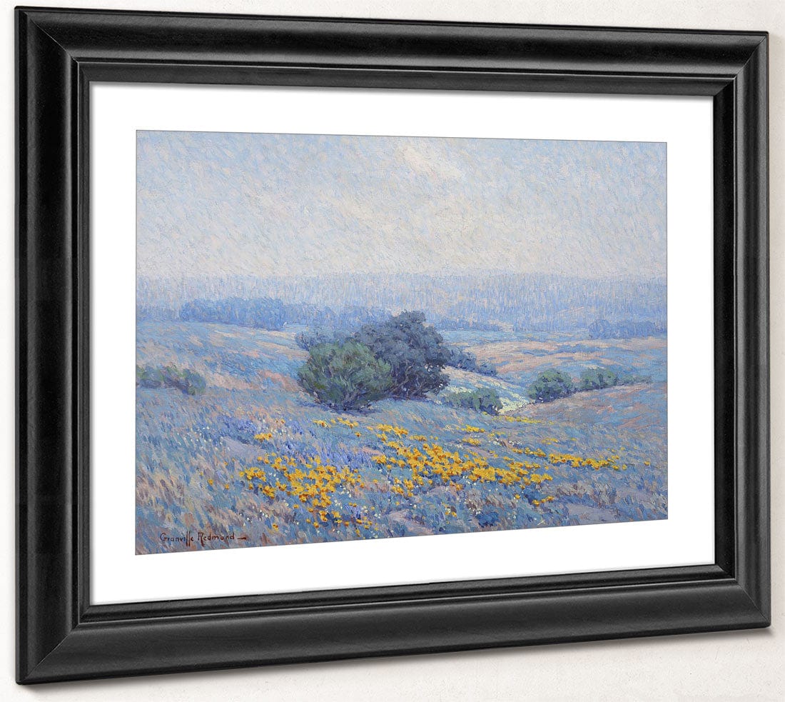 Wildflowers, Poppies, And Lupines By Granville Seymour Redmond - Image 2