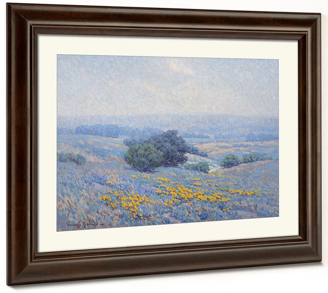Wildflowers, Poppies, And Lupines By Granville Seymour Redmond - Image 3