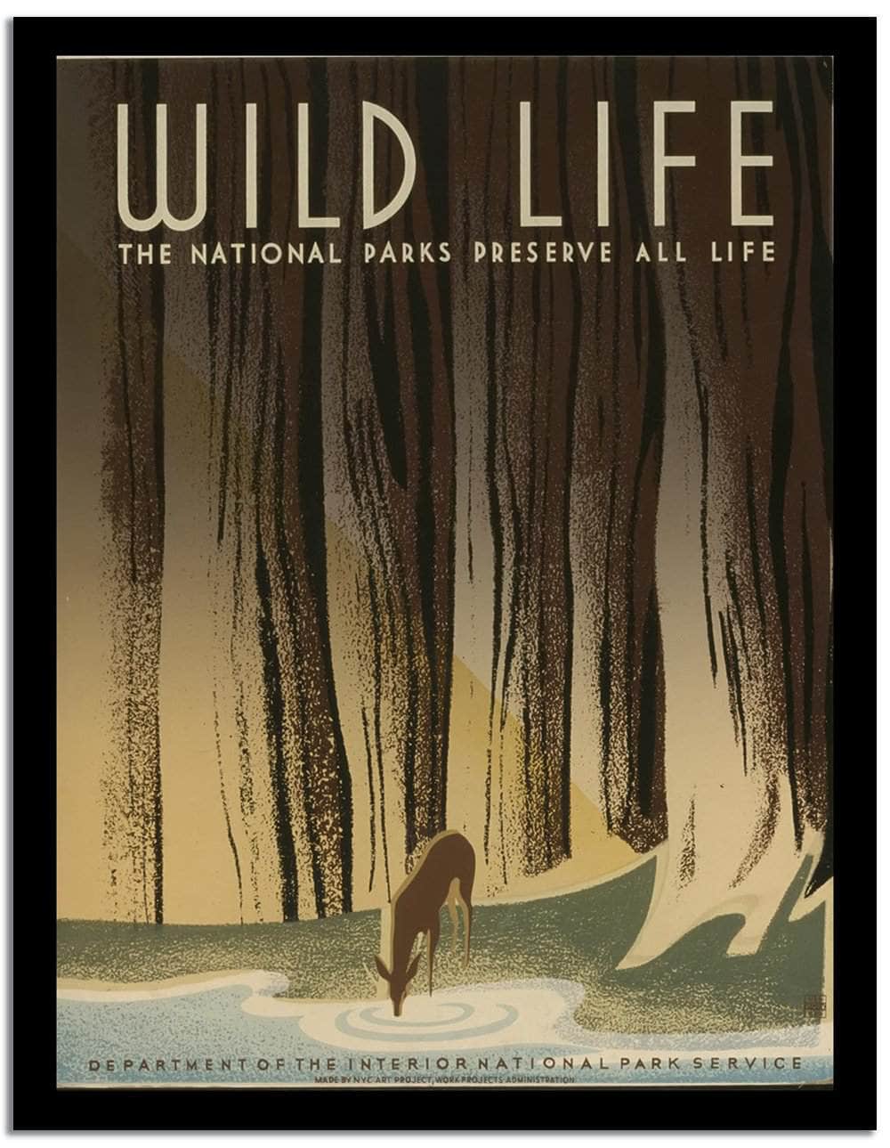 Wild Life  Vintage Poster - Image 2